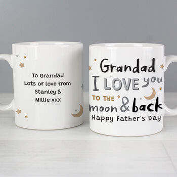 Personalised To The Moon And Back Mug, 3 of 4