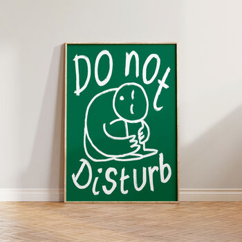 Do Not Disturb Bedroom Doodle Wall Art Print, 5 of 12