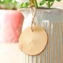 Personalised Ribbed Blue Pitcher Jug Vase, thumbnail 2 of 5