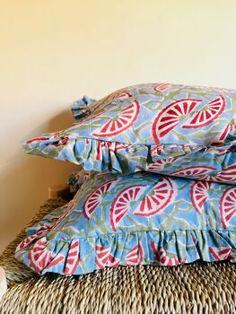 Boho Frill Cushion, 2 of 4