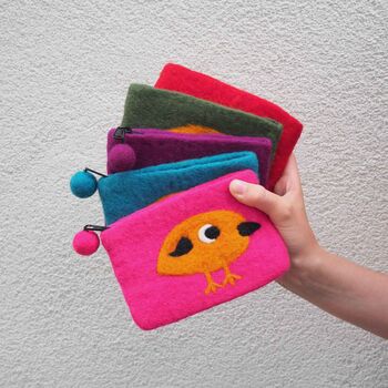 Felt Birdie Purse, 2 of 9