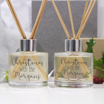 Personalised Family Christmas Reed Diffuser Gift Set, 7 of 11