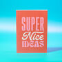 Red Super Nice Ideas Notebook, thumbnail 1 of 2