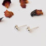 Acorn Earrings In Sterling Silver, thumbnail 4 of 12
