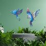 Fairy Metal Garden Art Set, Decorative Outdoor Wall Decor For Garden Spaces, thumbnail 1 of 10