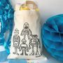 Colour In Party Bag With Owls, thumbnail 7 of 10