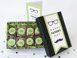 Father's Day Luxury Brownie Gift By The Sweet Reason Company