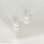 Star Earrings With Pearl Jacket, thumbnail 1 of 4