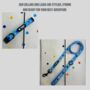 Blue Polka Dot Dog Collar And Lead, thumbnail 3 of 6