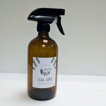 Leaf Love Plant Care Spray In Glass Bottle, 4 of 4