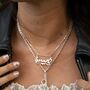 Personalised Script Heart Name Pendant Charm, thumbnail 10 of 10