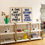 A One Way Ticket To Paris Hand Painted Print, thumbnail 3 of 9