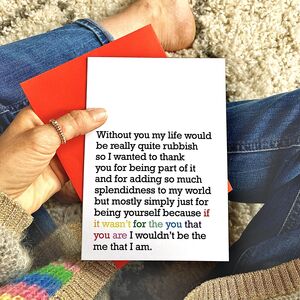 'The You That You Are' : Uplifting Card For Loved One By The Right ...