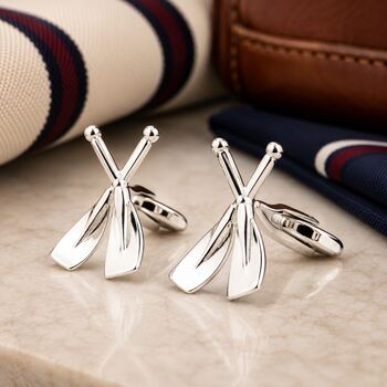 Rowing Oars Cufflinks, 2 of 6