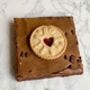 Valentines Jammie Dodger Brownie Gift, thumbnail 4 of 4