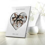 Personalised Silver Plated Heart Photo Frame, thumbnail 3 of 9