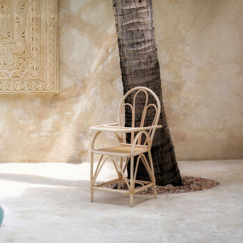 Kindred Rattan Doll High Chair For Pretend Play, 2 of 4