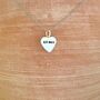 Personalised Secret Name Heart Necklace Jewellery Gift, thumbnail 4 of 4