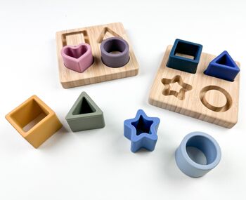 Silicone Shape Sorter/Puzzle Toy, 2 of 8