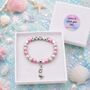 Personalised Mermaid Bracelet Birthday Gift For Girls, thumbnail 1 of 12