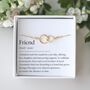 Gift For Friend, Friendship Interlocking Bracelet, thumbnail 1 of 8