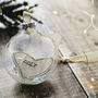 Personalised Love Heart Bauble For Couple, thumbnail 5 of 5