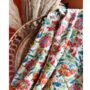 Indian Floral Garden Kantha Quilt | 150 X 230cm, thumbnail 5 of 7