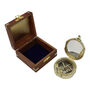 Personalised Brass Brunton Compass With Wooden Box, thumbnail 4 of 11