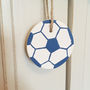 Personalised Name Sign Door Plaque With Football, thumbnail 6 of 7