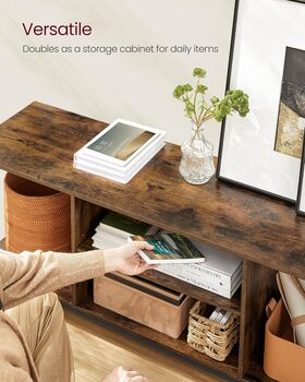 Tv Cabinet Console Unit Stand With Open Storage, 4 of 7