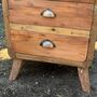 Handcrafted Wooden Chest Of Drawers, thumbnail 3 of 3