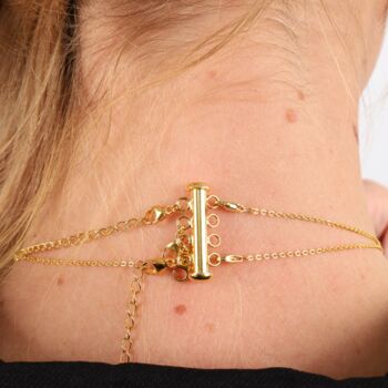 Gold Plated Necklace Bracelet Layering Lobster Clasp, 6 of 9