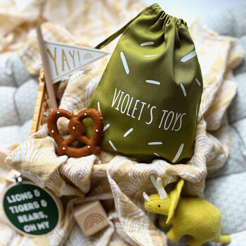 Personalised Confetti Sprinkle Toy Storage Bag, 3 of 6