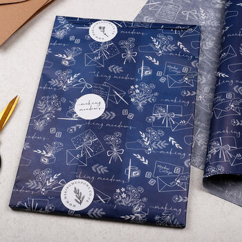 A4 Personalised Letter Writing Paper With Botanicals, 3 of 5