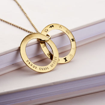 Personalised Secret Zodiac Circle Necklace, 4 of 8