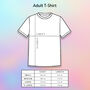 Personalised Birth Year Neon T Shirt, thumbnail 6 of 6