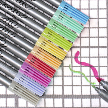 Doodle Wash Out Fabric Pen Set Of 10: Pastel Edition, 3 of 6