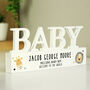 Personalised Safari Animal New Baby Ornament, thumbnail 2 of 2