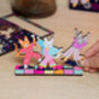 Personalised Disco Cats Birthday Pop Out Card, thumbnail 3 of 7