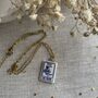 The Moon Tarot Card Tiny Clay Charm Necklace, thumbnail 9 of 10