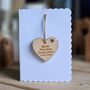 Personalised First Holy Communion Hanging Heart Card, thumbnail 1 of 2