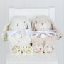 Personalised Super Soft Floral Bunny, thumbnail 1 of 4