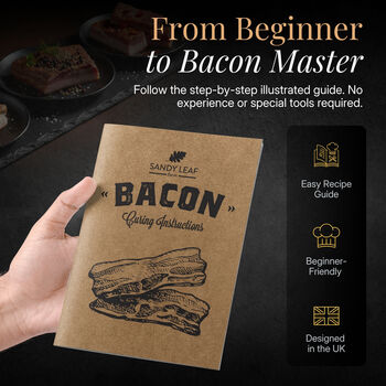 Bacon Curing Kit Cure Your Own Bacon In Three Delicious Flavours, 4 of 7