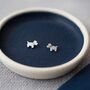 Sterling Silver Westie Scotty Dog Stud Earrings, thumbnail 2 of 9