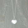 Solid Sterling Silver Heart Necklace, thumbnail 6 of 6