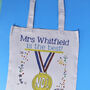 Personalised Number One Teacher Bag, thumbnail 5 of 6