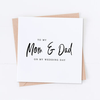 Mum And Mum Wedding Bridal Card, 4 of 5