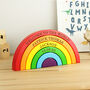Personalised Rainbow Stacking Toy And Ornament, thumbnail 1 of 5