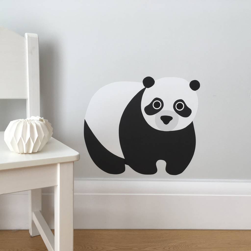 Panda wall sticker by chameleon wall art 