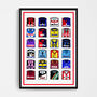 Football Shirt Poster, thumbnail 3 of 12